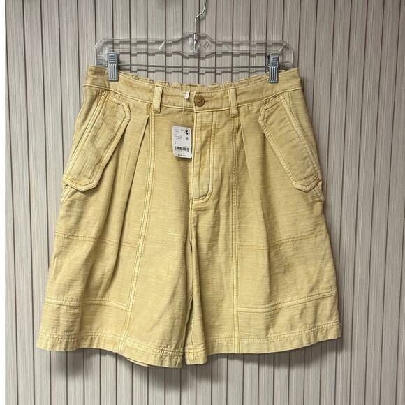 Free People Pants - Free People Women’s Chino Shorts Sun Yellow Size S
